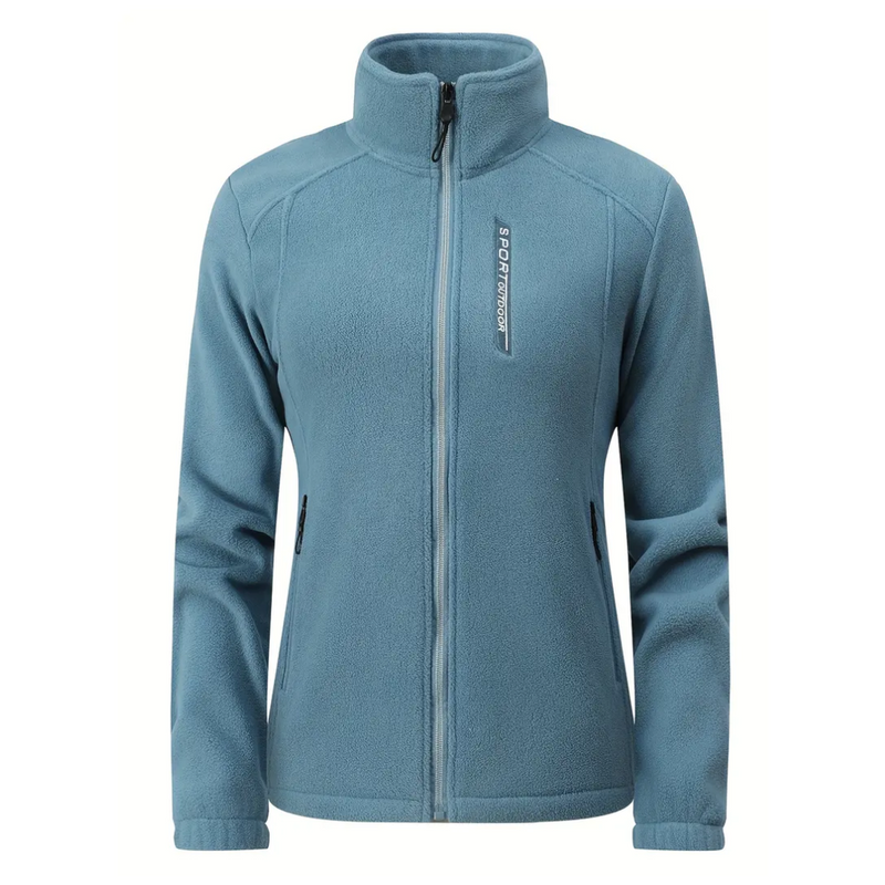 Women&#39;s Warm Outdoor Fleece Jacket With Plush Lining