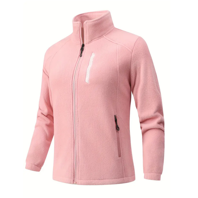 Women&#39;s Warm Outdoor Fleece Jacket With Plush Lining