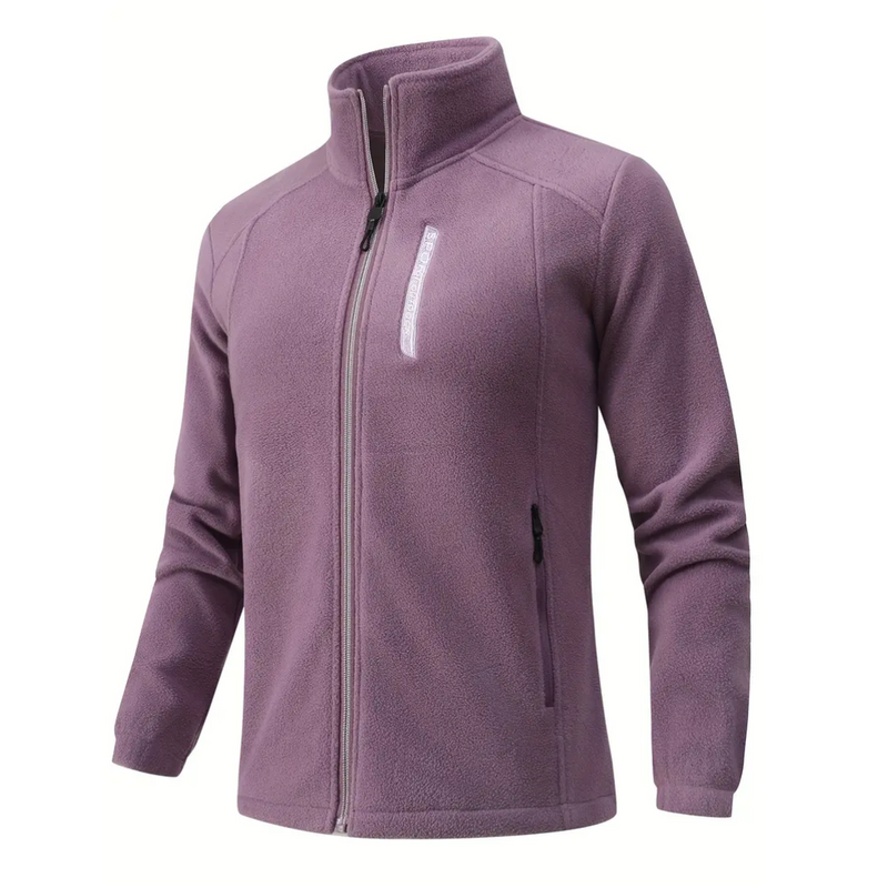 Women&#39;s Warm Outdoor Fleece Jacket With Plush Lining