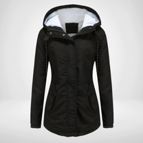 Women&#39;s Warm Parka Coat With Hood For Winter