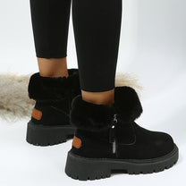 Women&#39;s Waterproof Winter Boots With Fur Lining
