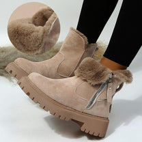 Women&#39;s Waterproof Winter Boots With Fur Lining