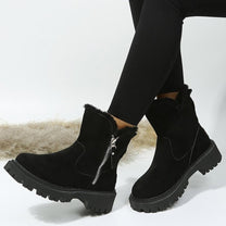 Women&#39;s Waterproof Winter Boots With Fur Lining