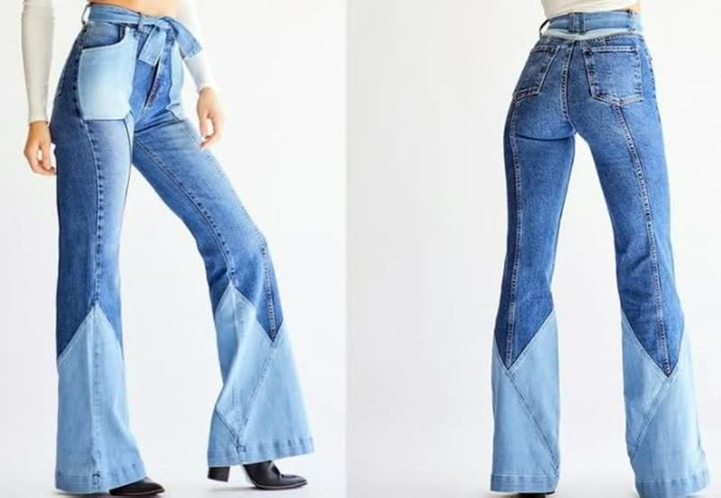Women&#39;s Wide-Leg Denim Jeans
