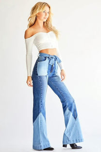 Women&#39;s Wide-Leg Denim Jeans
