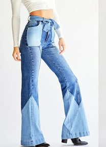 Women&#39;s Wide-Leg Denim Jeans