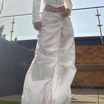 Women&#39;s Wide-Leg Pants With Elastic Waistband