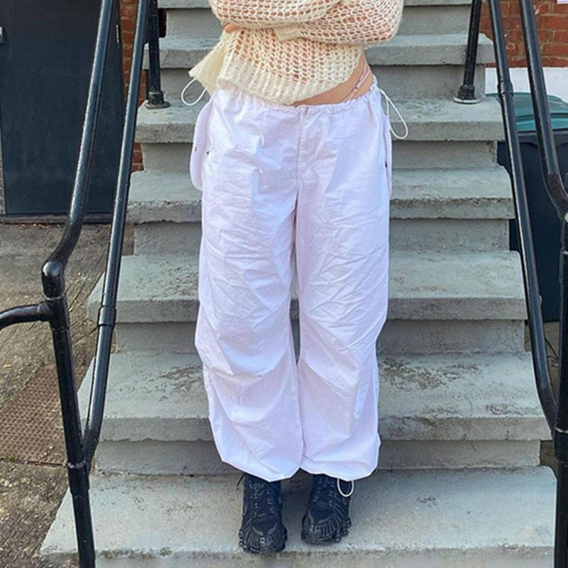 Women&#39;s Wide-Leg Pants With Elastic Waistband
