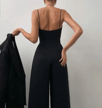Women&#39;s Wide-Leg Strap Jumpsuit