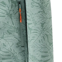 Women&#39;s Windproof Fleece Jacket With Botanical Print For Autumn And Winter