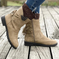 Women&#39;s Winter Boots With Fleece Lining And Weatherproof Exterior