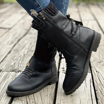 Women&#39;s Winter Boots With Fleece Lining And Weatherproof Exterior