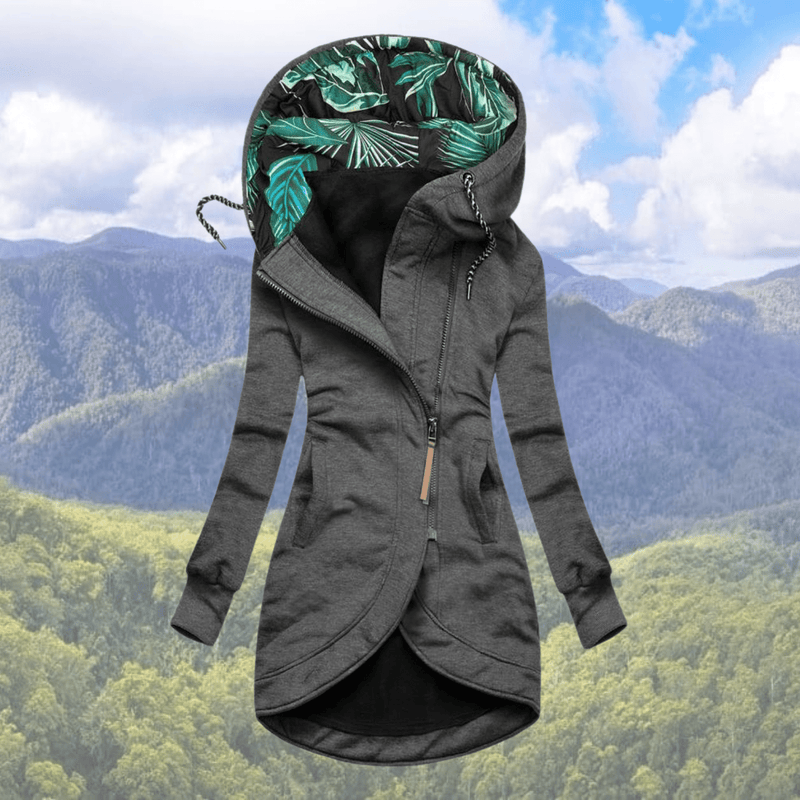 Women&#39;s Winter Coat With Hooded Design