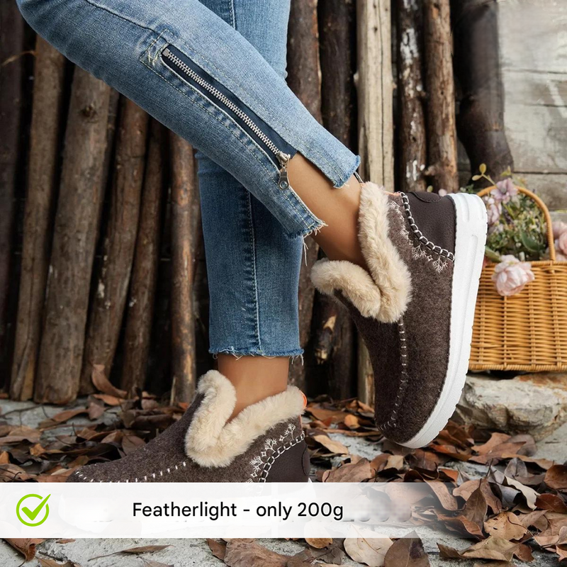 Women&#39;s Winter Comfort Shoes With Warm Plush Lining