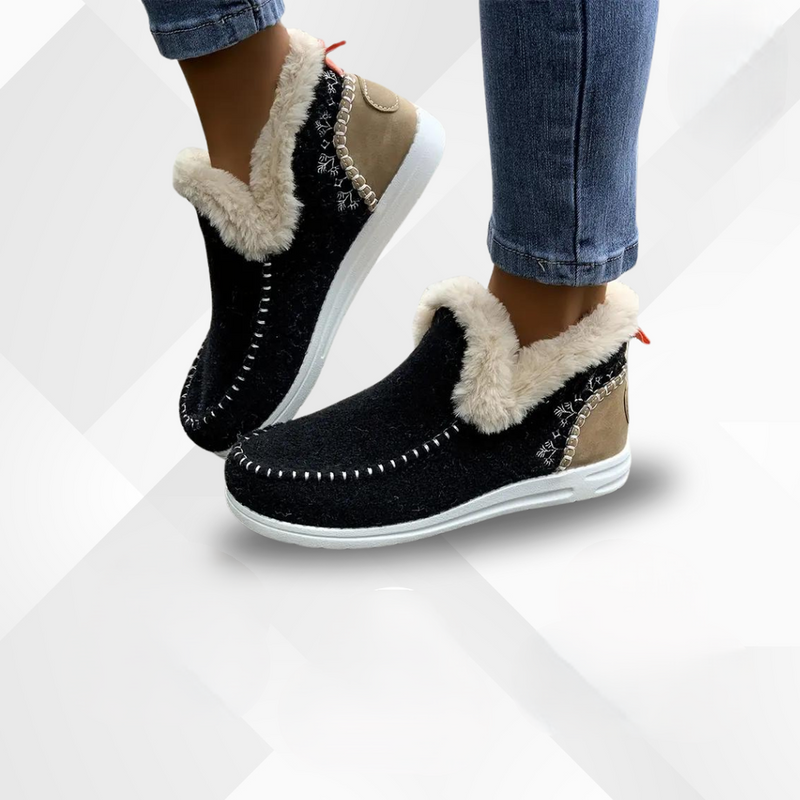 Women&#39;s Winter Comfort Shoes With Warm Plush Lining