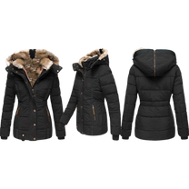 Women&#39;s Winter Jacket With Fur Lining And Slim Fit