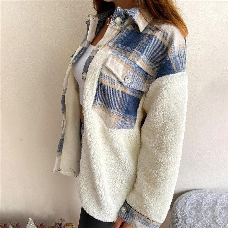 Women&#39;s Wool Jacket Elegant Warm Outerwear
