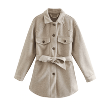 Women&#39;s Wool Jacket With Elegant Design