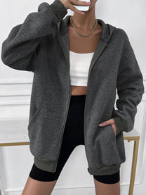 Women&#39;s Zip-Up Hooded Vest