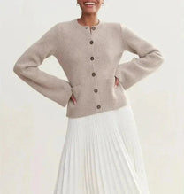 Wool Blend Bell Sleeve Cardigan Herwick