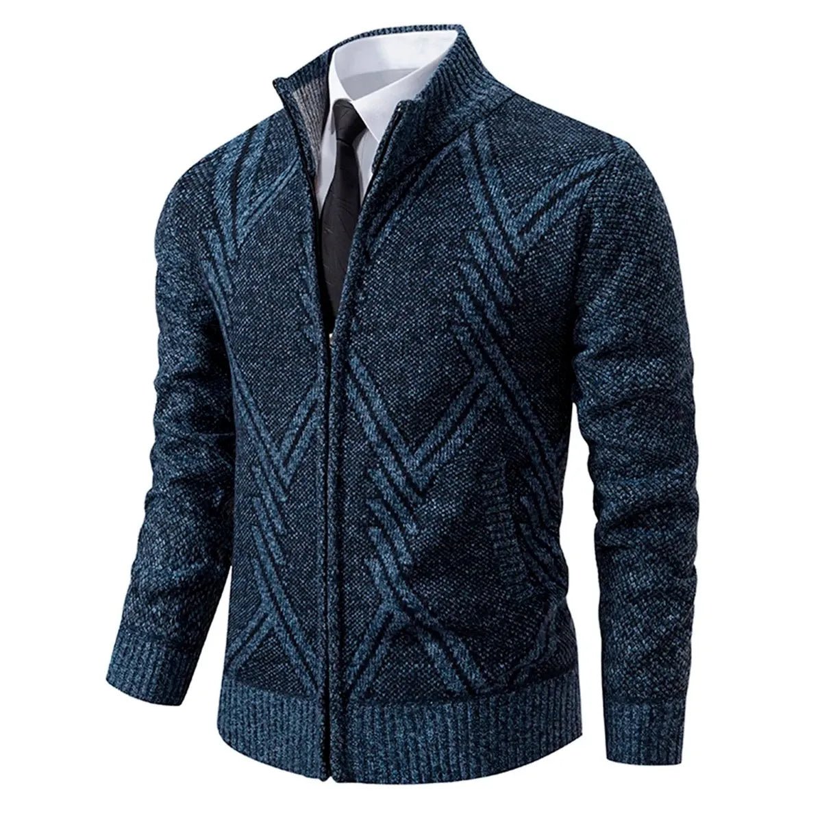 Blue with pattern / 3XL