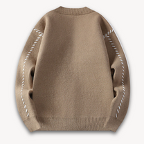 Wool Blend Oversized Knitted Cardigan