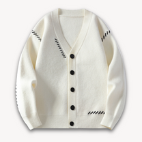 Wool Blend Oversized Knitted Cardigan