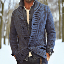 Wool Blend Relaxed Fit Cardigan