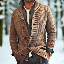 Wool Blend Relaxed Fit Cardigan