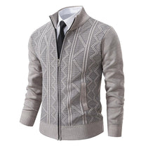 Wool Knit Tailored Cardigan Jacket