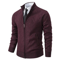 Wool Knit Tailored Cardigan Jacket
