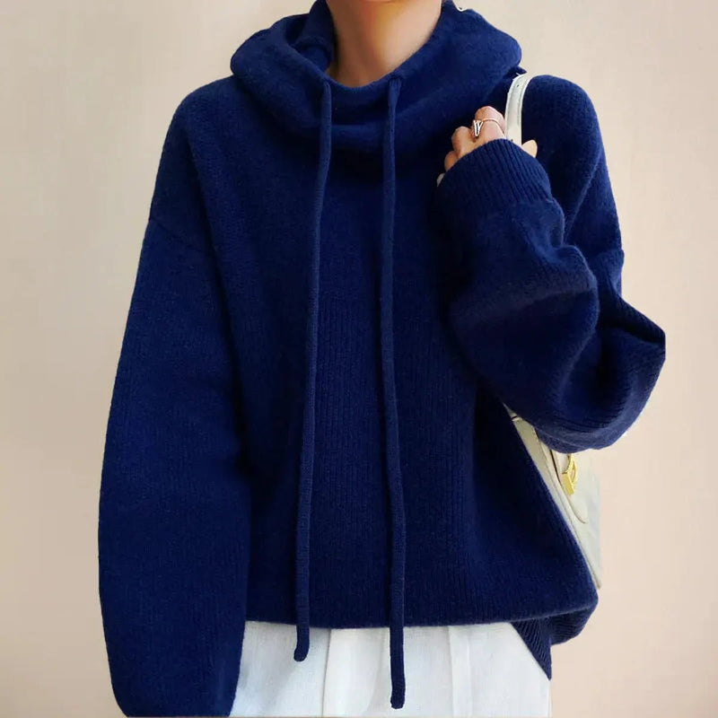 Wool Oversized Turtleneck Sweater for Women Herwick