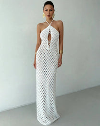 Woven Beach Maxi Dress