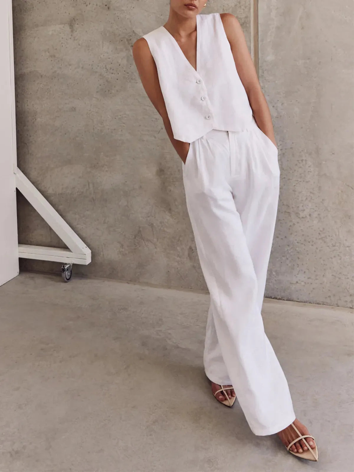Woven Cotton Co-ord Suit Set