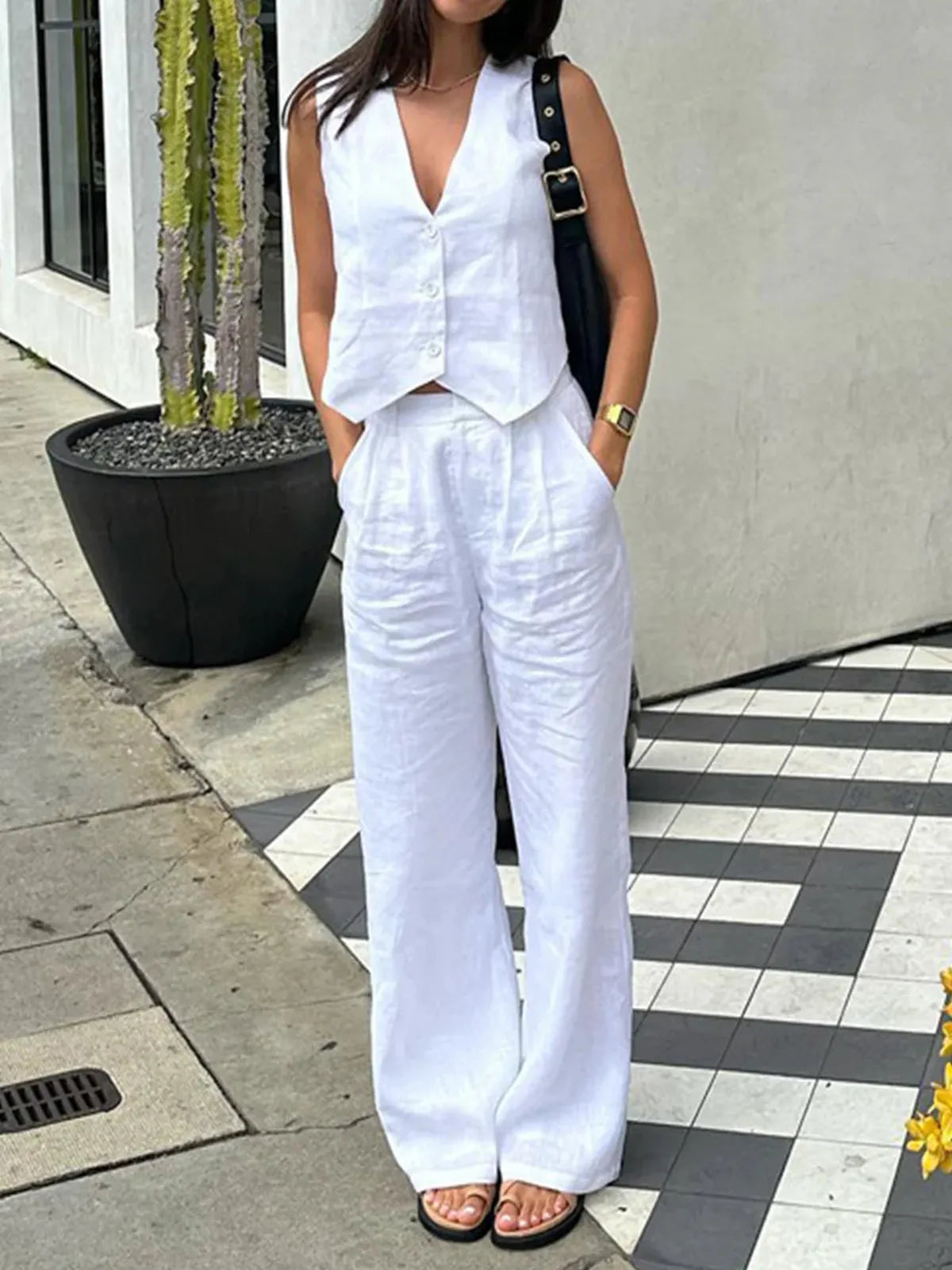 Woven Cotton Co-ord Suit Set
