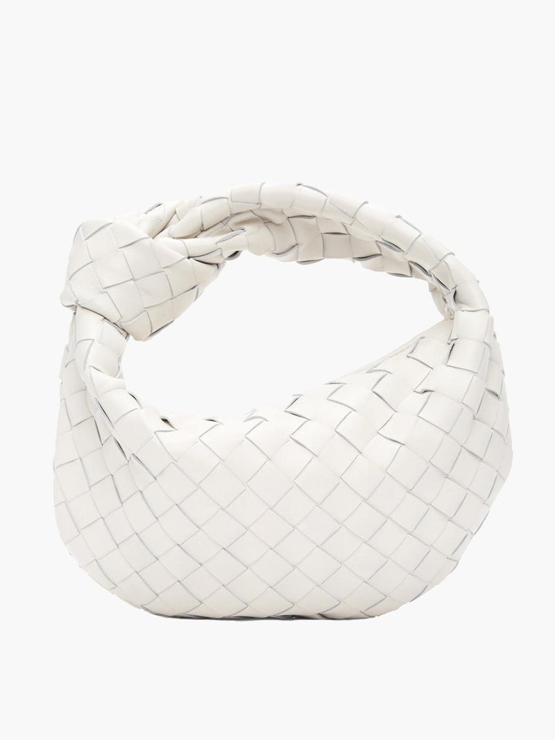 Woven Mini Handbag With Artistic Detailing