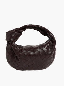 Woven Mini Handbag With Artistic Detailing