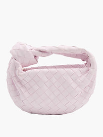 Woven Mini Handbag With Artistic Detailing