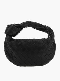 Woven Mini Handbag With Artistic Detailing