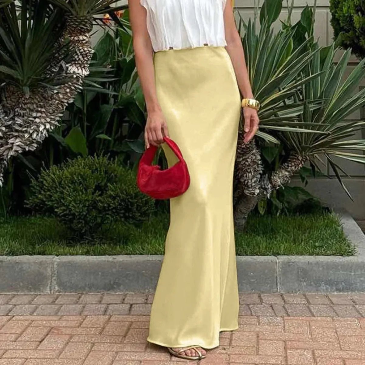 Yellow Maxi Skirt