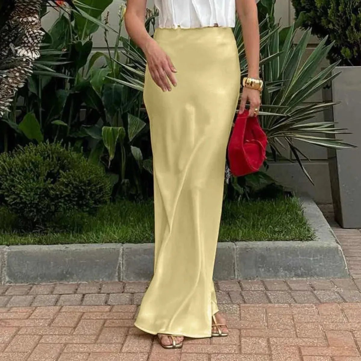 Yellow Maxi Skirt