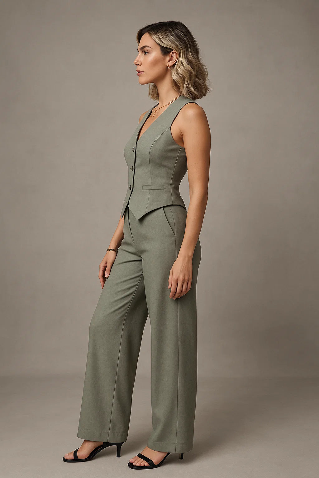 Two-Piece Suit Vest