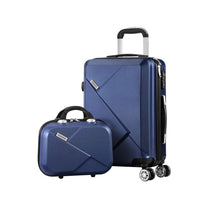 2-Piece ABS Hard Shell Luggage Set With TSA Lock And 360° Spinner Wheels