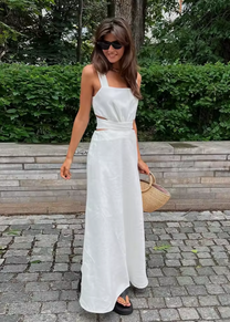 Knotted Cami Maxi Dress
